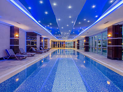 Меблированные апартаменты планировкой 2+1 в районе Каргыджак Аланья