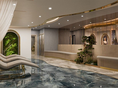 Апартаменты 1+1 с видом на бассейн в районе Оба