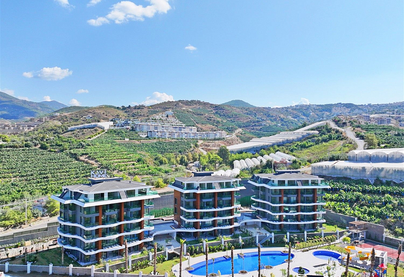 Дуплекс 2+1 с садом в районе Каргыджак