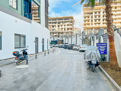 Меблированный пентхаус с видом на горы в районе Махмутлар Аланья