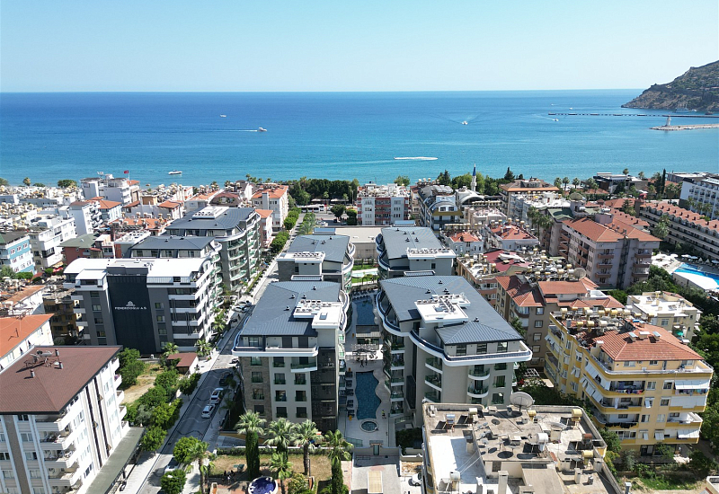 Просторный пентхаус в 120 метрах от пляжа в центре Аланьи