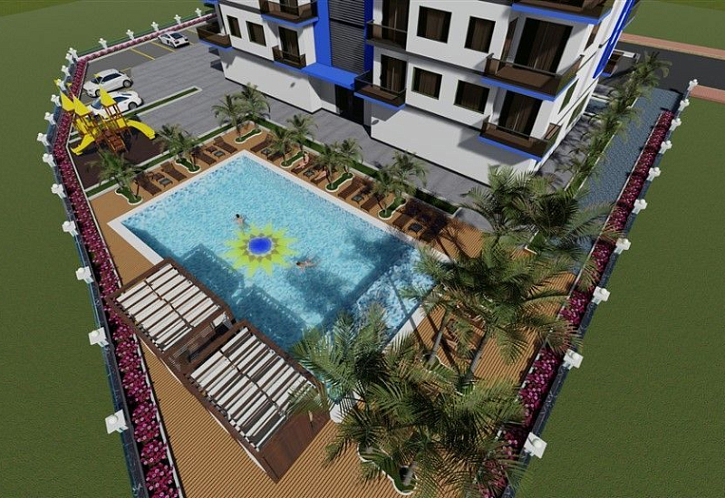 Квартиры в новом комплексе в Авсалларе