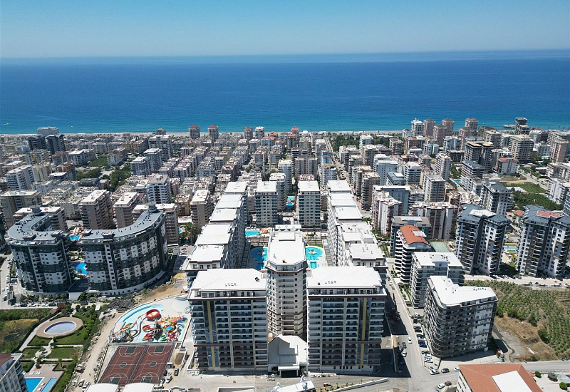 Квартира планировкой 1+1 в районе Махмутлар