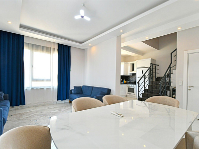 Меблированная квартира 3+1 в районе Оба