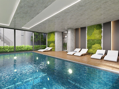 Новые апартаменты 1+1 на первой береговой линии в Махмутларе