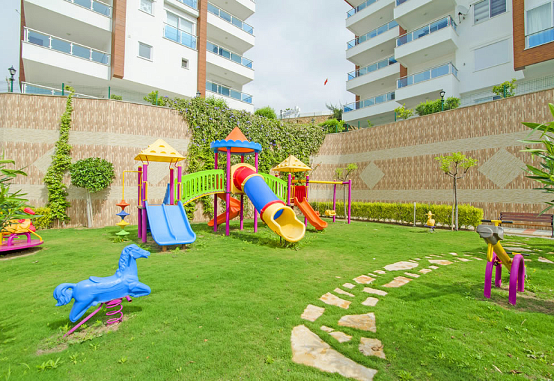 Меблированные апартаменты планировкой 2+1 в районе Каргыджак Аланья