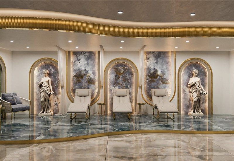 Апартаменты 1+1 с видом на бассейн в районе Оба