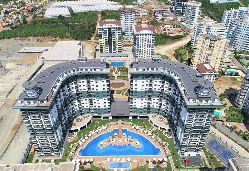 Меблированная квартира 1+1 в районе Махмутлар