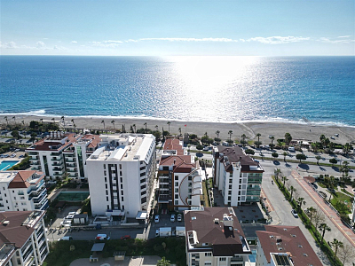 Меблированные апартаменты 2+1 на первой береговой линии в районе Кестель