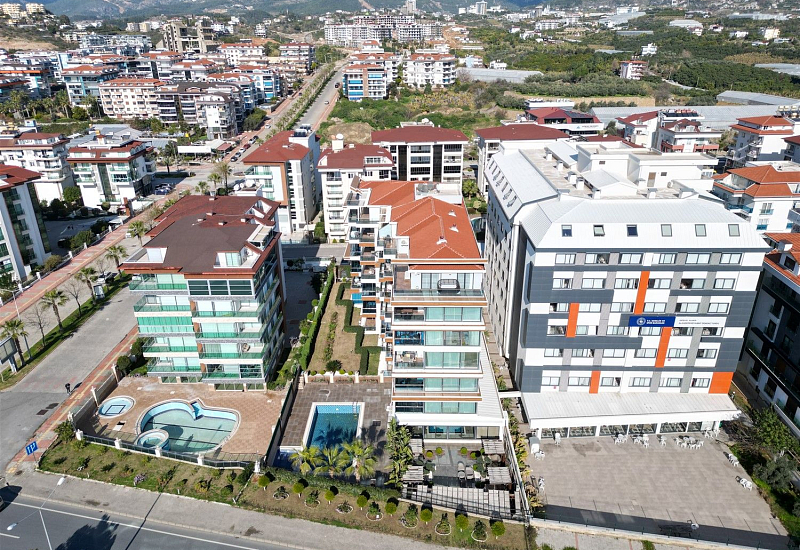 Меблированные апартаменты 2+1 на первой береговой линии в районе Кестель