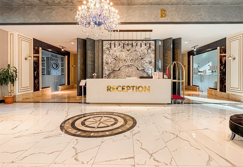 Меблированный пентхаус с видом на горы в районе Махмутлар Аланья