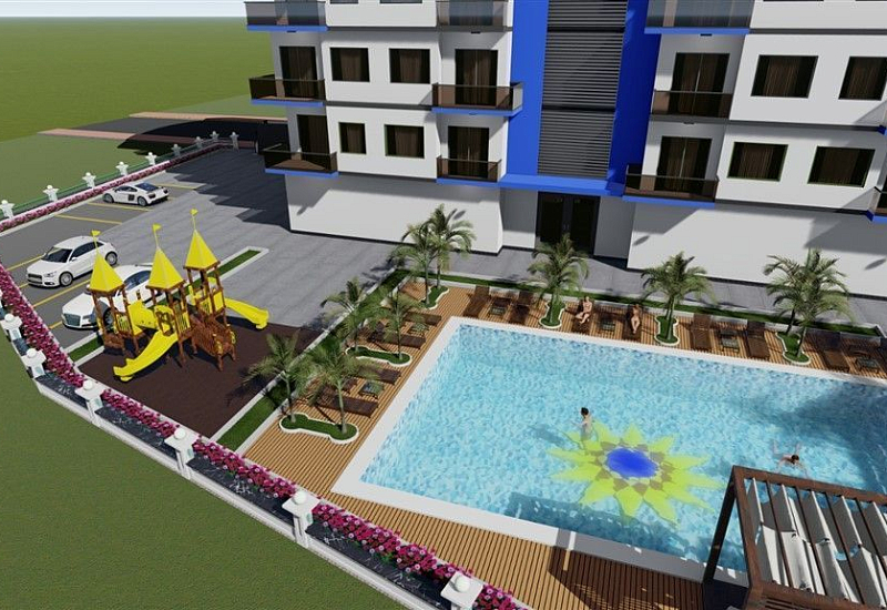 Квартиры в новом комплексе в Авсалларе