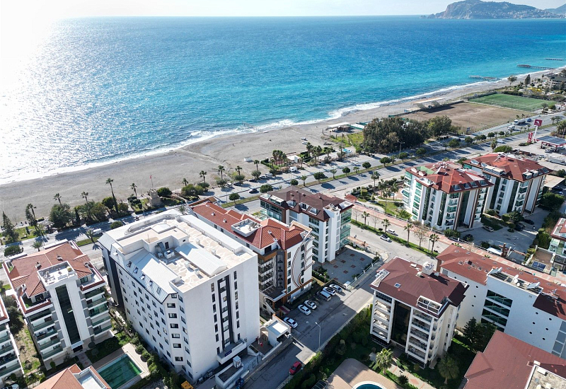 Меблированные апартаменты 2+1 на первой береговой линии в районе Кестель