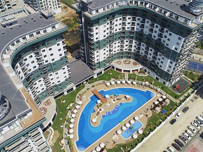 Меблированная квартира планировкой 1+1 в районе Махмутлар Аланья