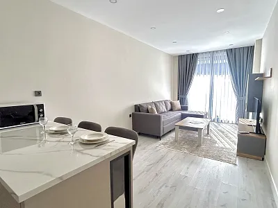 Квартира 1+1 в самом центре Алании в районе Клеопатра
